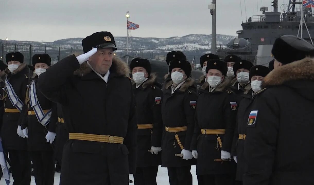 Командир Ленинградской военно-морской базы Салошин. Командующий ленинградским военным