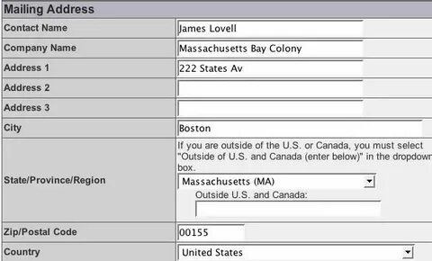 Sat address
