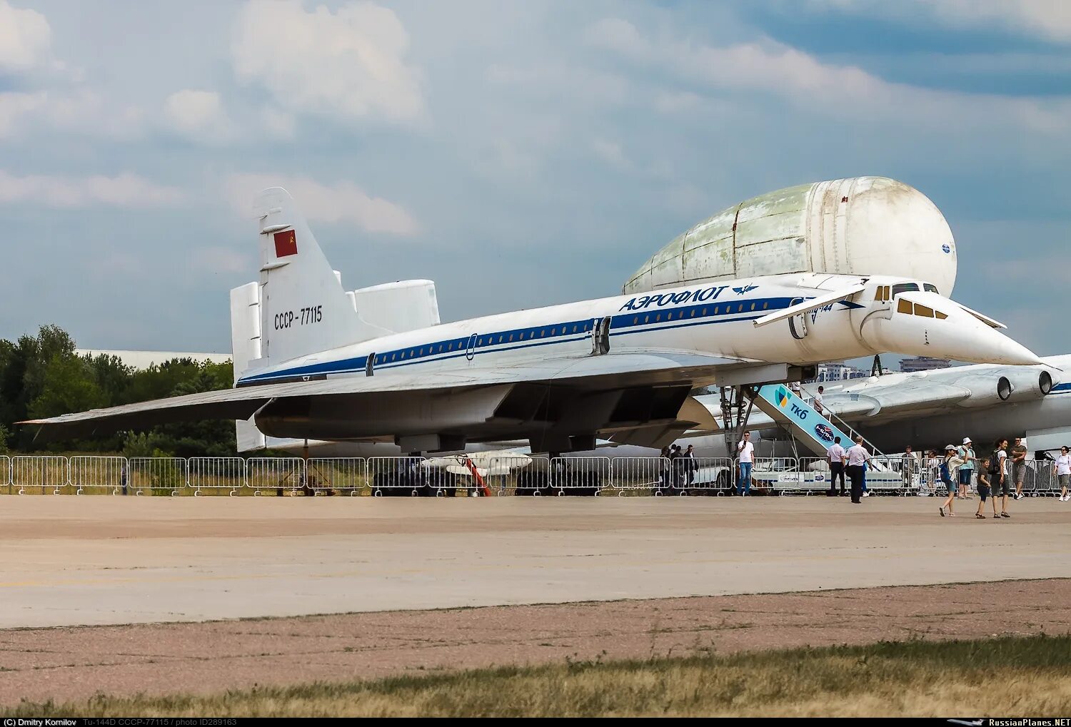 Фотография самолёта - Туполев - Ту-144Д - СССР-77115 (зав.н. 09-1) - КБ Туполева