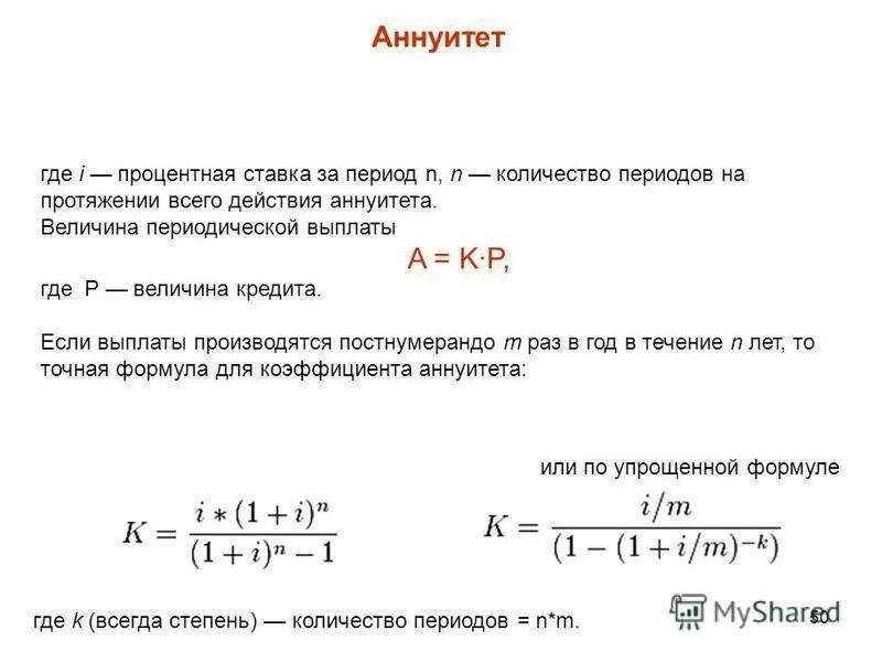 Калькулятор выплаты процентов