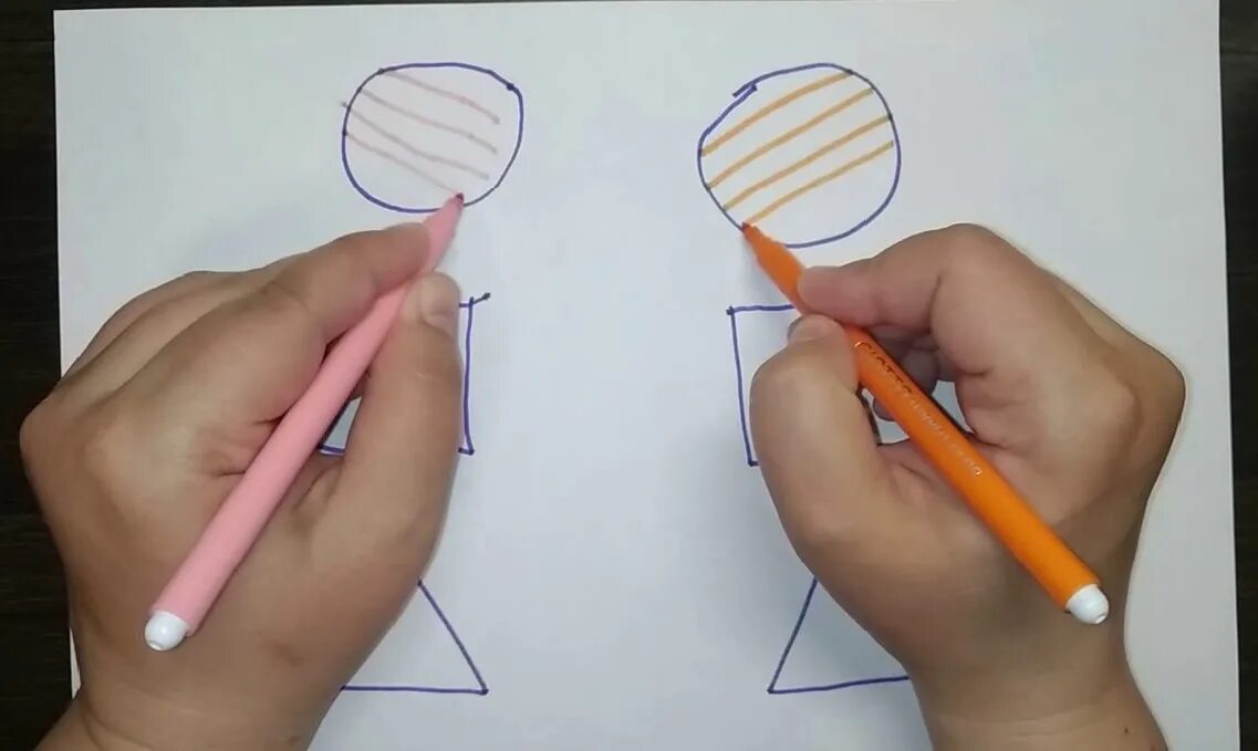 Как рисовать левой рукой
