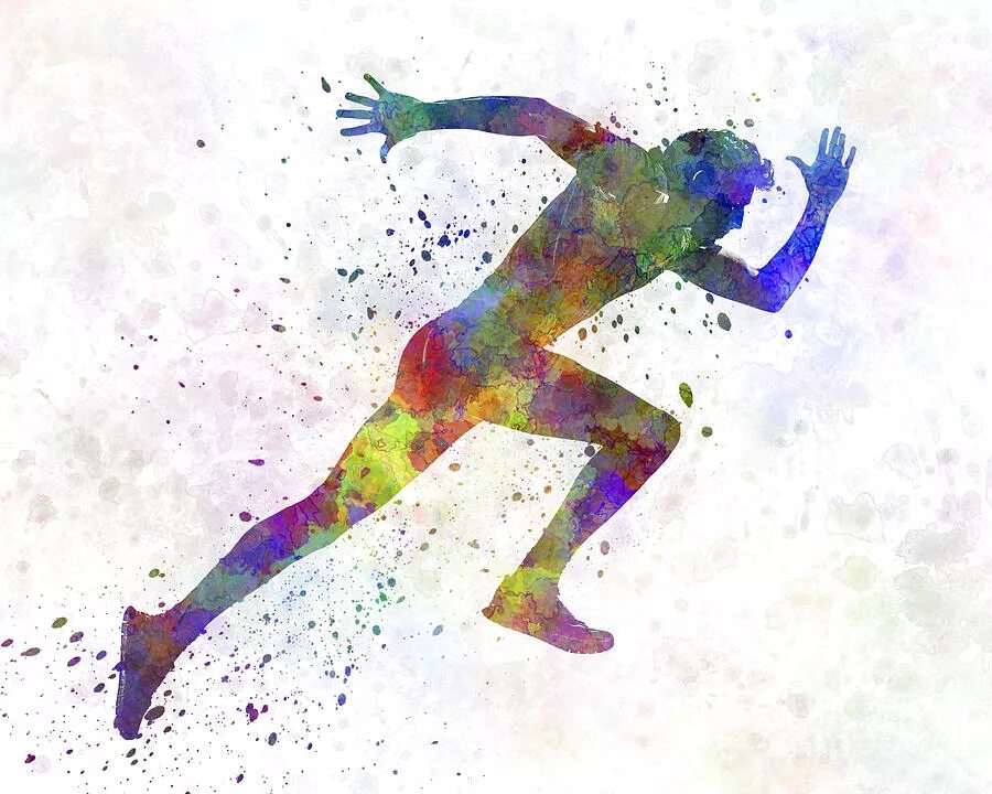 Running art
