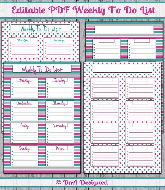 4 to do lists