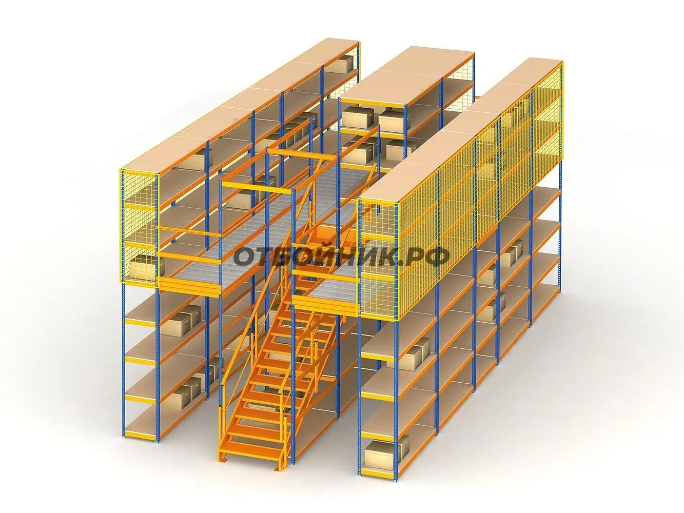 Стеллажи ярусные. Складской Мезонин паллетные стеллажи. Мезонин паллетный стеллаж. Складской стеллажный комплекс (система r 4000). Мезонинные стеллажи для склада.