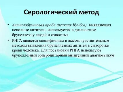 Бруцеллез диагностика