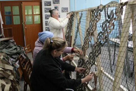 Где плетут маскировочные сети