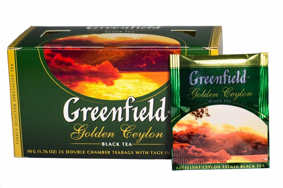 Чай в пакетиках 25 шт. Чай Гринфилд Голден Цейлон 25 пак. Чай Greenfield Golden Ceylon черный, 25 пак.. Чай Greenfield Golden Ceylon 50г (25пак*2г). Черный чай в пакетиках Greenfield.