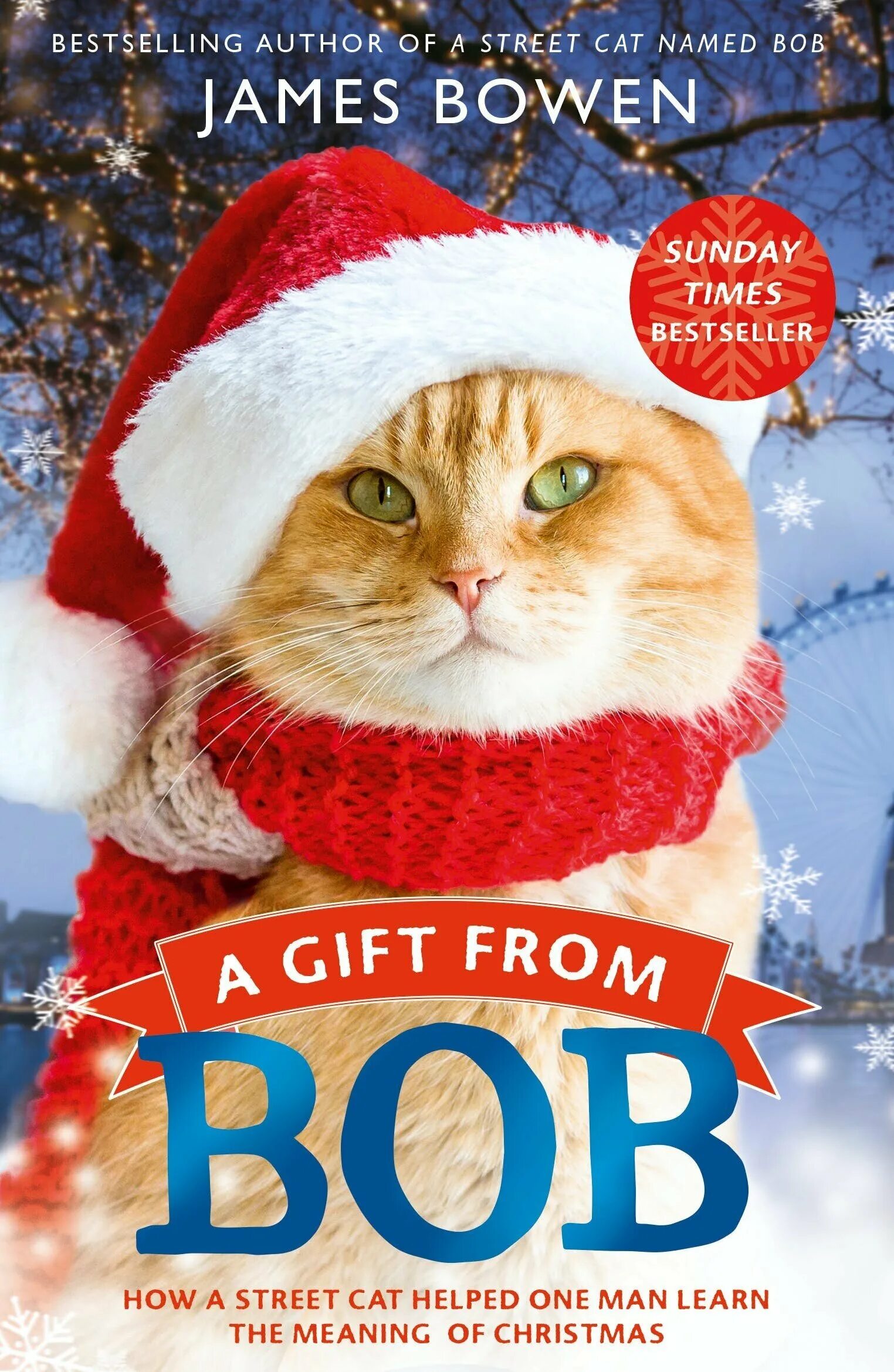 A christmas gift from bob. Street Cat named Bob Christmas. Бовен.