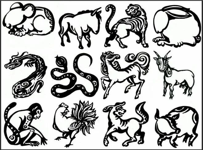 Гороскоп лошадь змея. Животные символы. Символы года. 12 Животных символов года. 12 Животных китайского календаря.