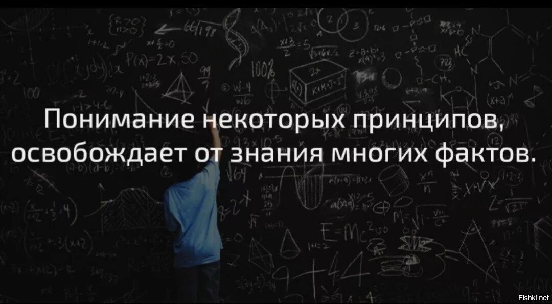 Давали сильные знания. Знание принципов освобождает. Понимание некоторых принципов освобождает от знания многих фактов. Знание принципов освобождает от знания фактов. Знание некоторых принципов.