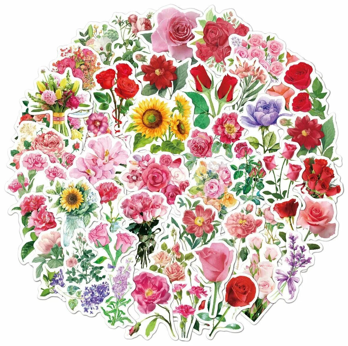 наклейки - цветочки. Flower stickers. Flower stickers. наклейки - цветочки. наклейка (стикер) цветок.