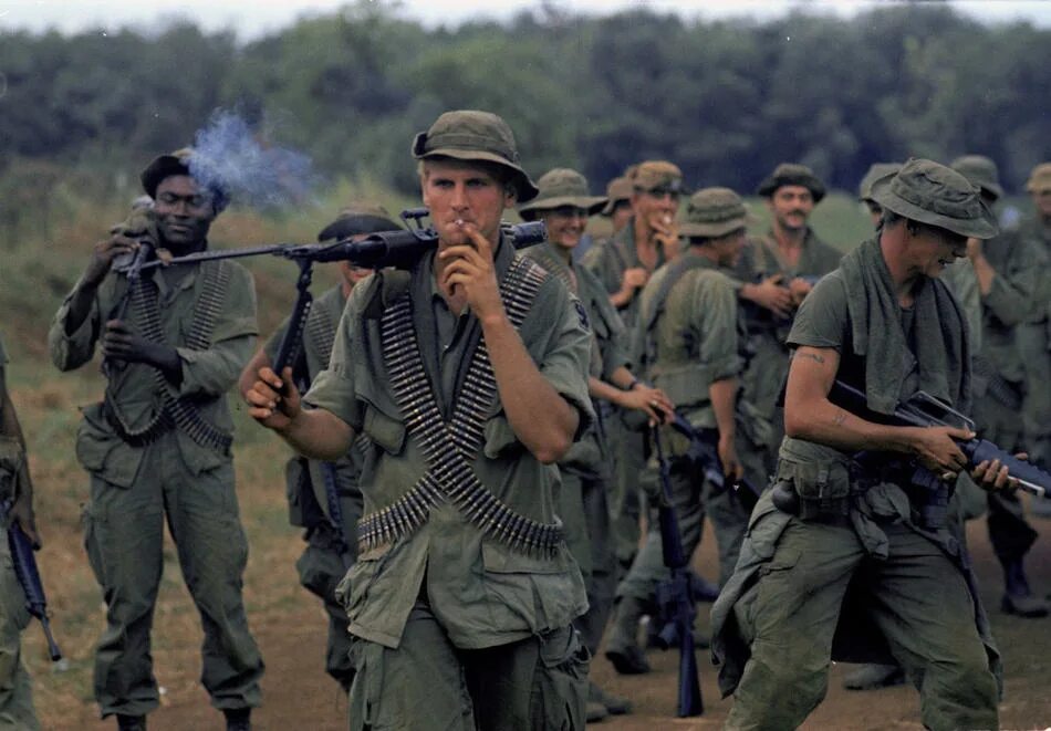 Солдат армии США во Вьетнаме. Армия США во Вьетнаме 1980.