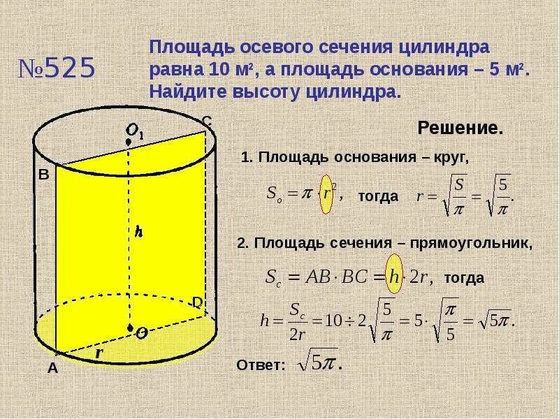 Площадь боковой поверхности цилиндра формула. Осевое сечение цилиндра формула площади поверхности. Площадь бокового сечения цилиндра формула. Осевое сечение цилиндра формула.