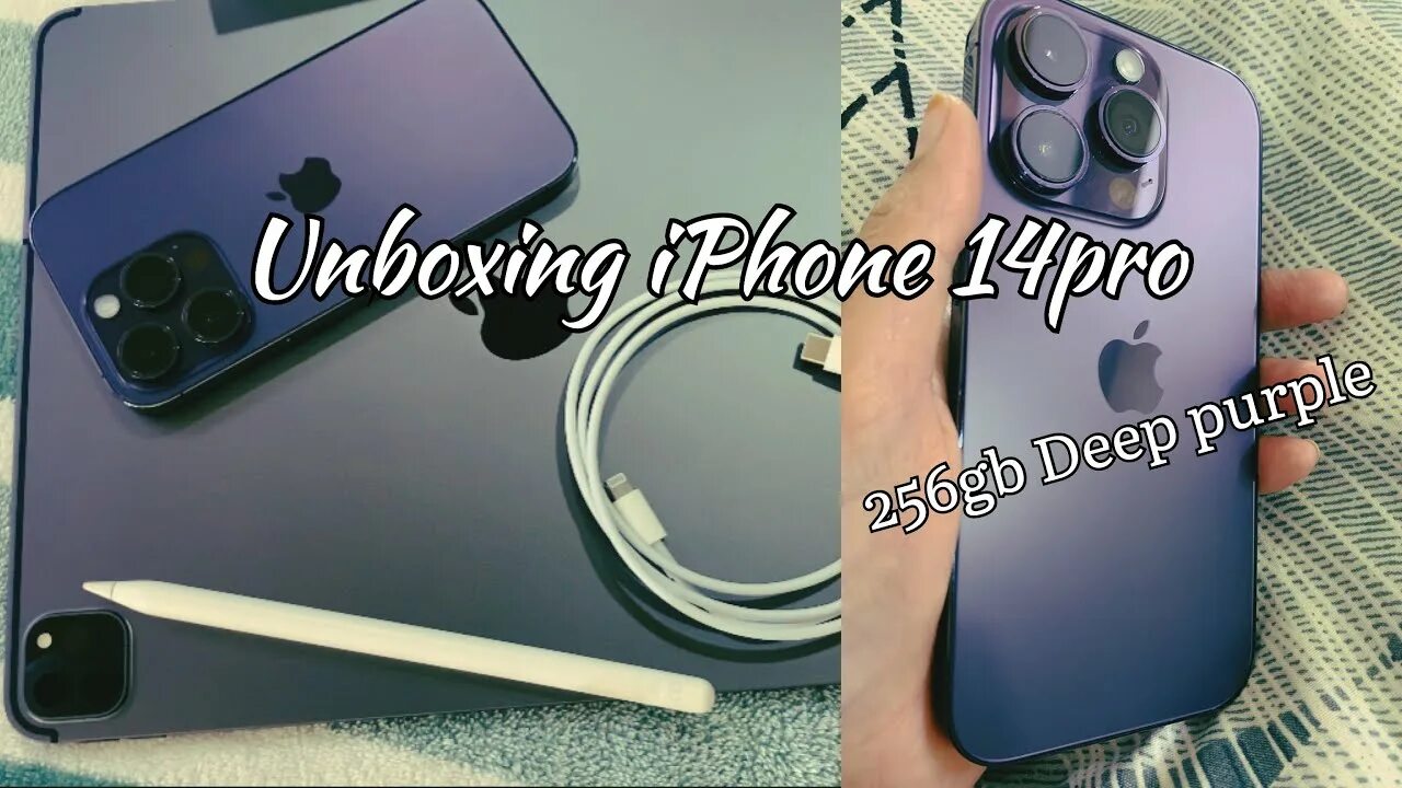 Iphone 14 pro 256gb deep purple