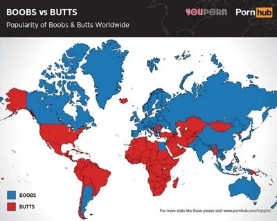 Boobs vs Butts around the world (pic). 