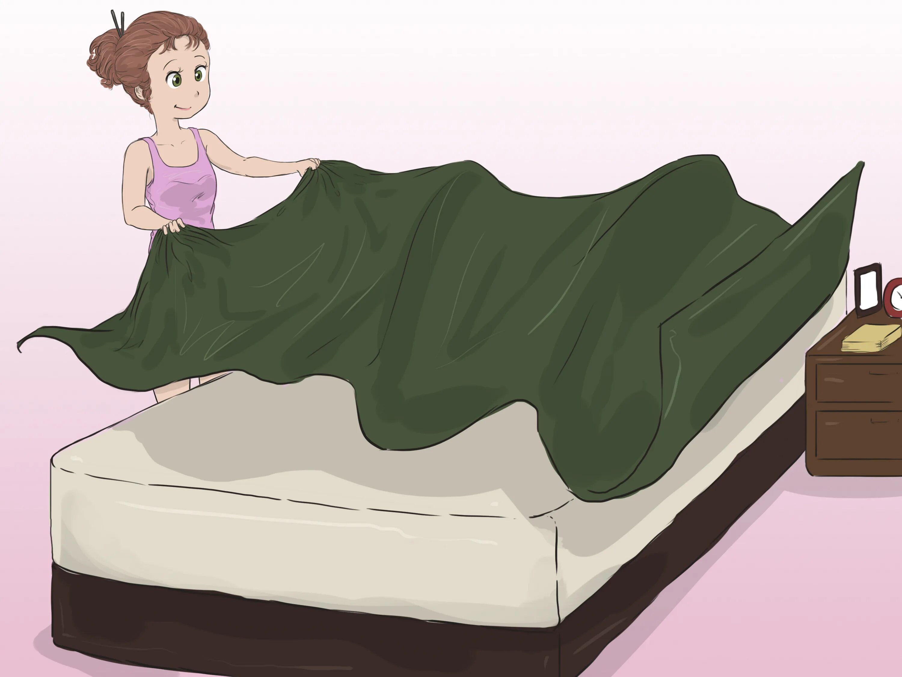 Крошки в постели. Одеяло нарисованное. Одеяло мультяшное. Нарисованная постель. Человек заправляет кровать.
