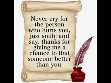 Never cries
