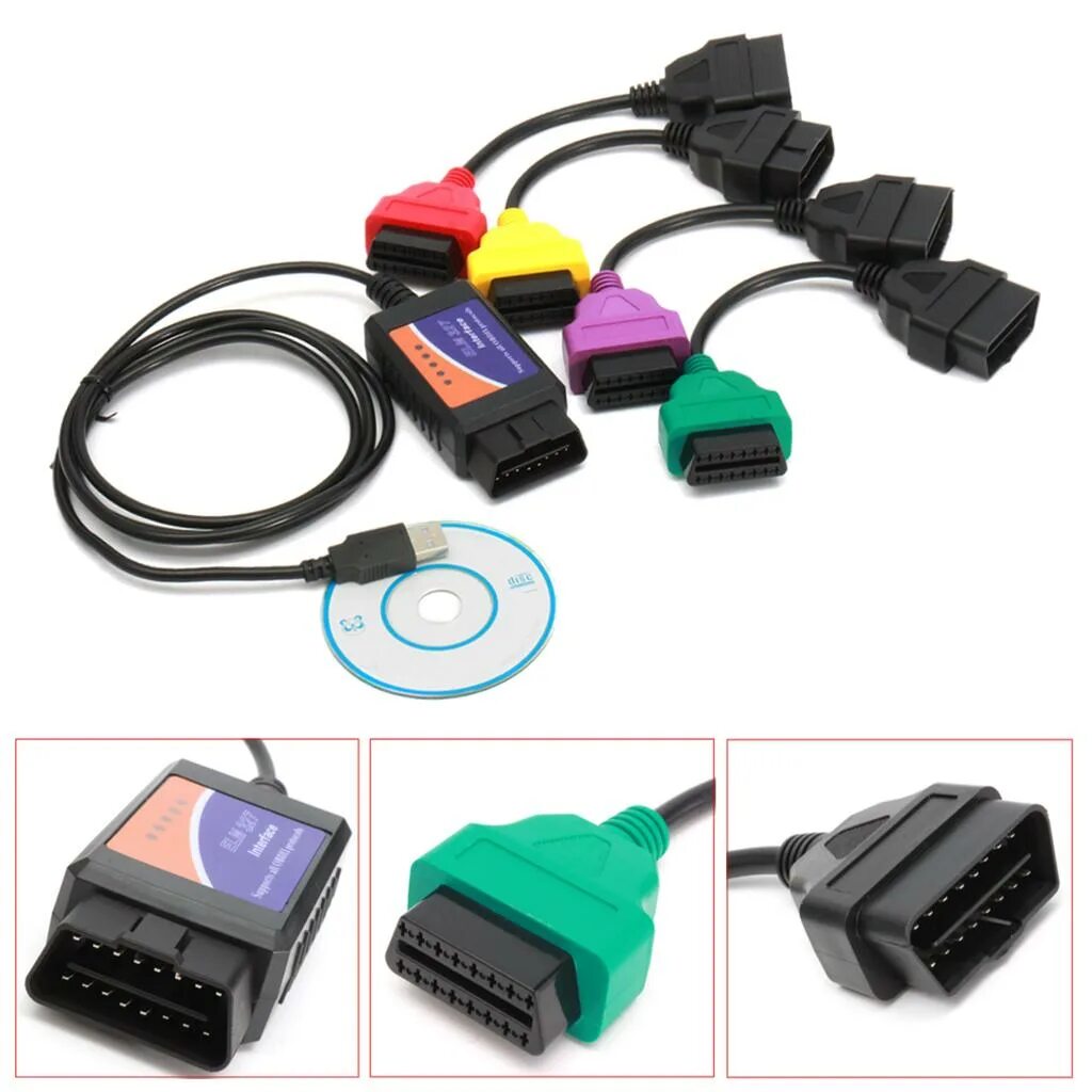 Obd2 v 1.5 купить. Obd2 EOBD кабель. Fiat scan 2.05. Elm 327 USB для Фиат Палио 1.2. Синий кабель переходник для elm327.