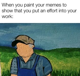 Paint meme