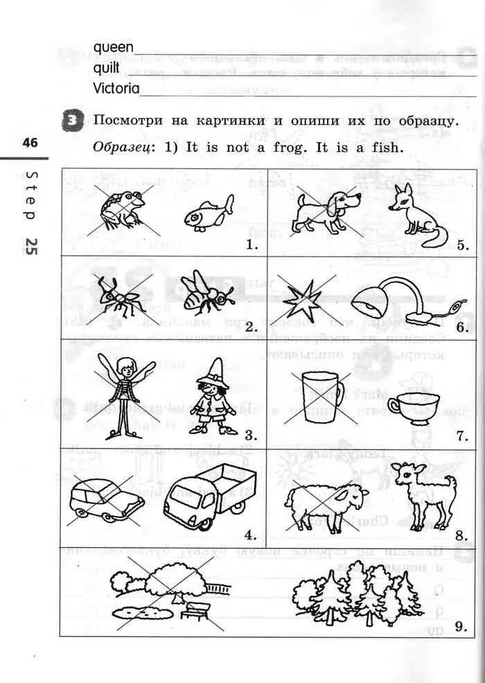 Опиши картинки по образцу.. Английский язык 2 класс рабочая тетрадь степ 46. Посмотри на картинки и опиши их по образцу. Английский язык 2 класс рабочая тетрадь страница 46. Степ 50 2 класс рабочая