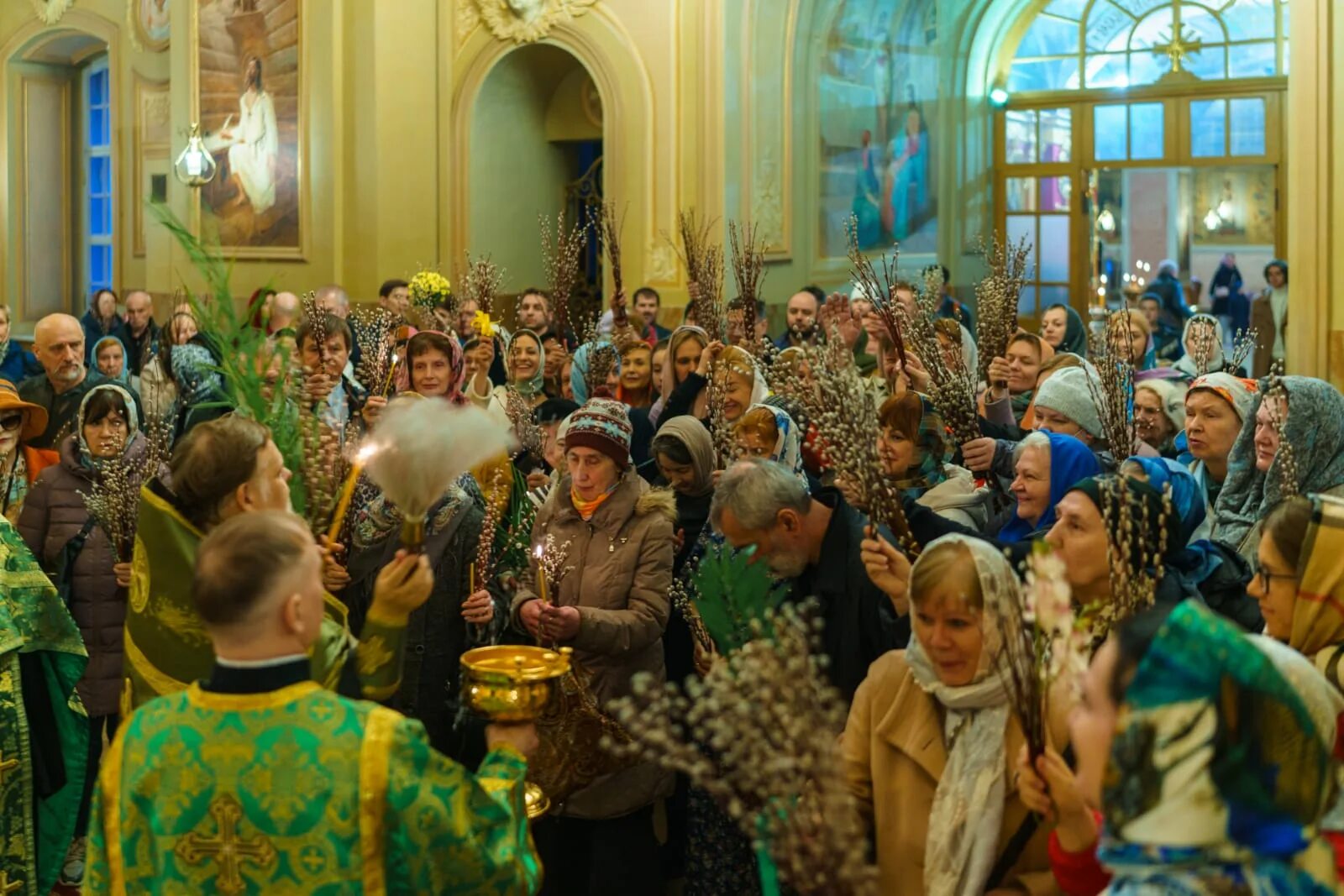 Вербное воскресение иерусалим