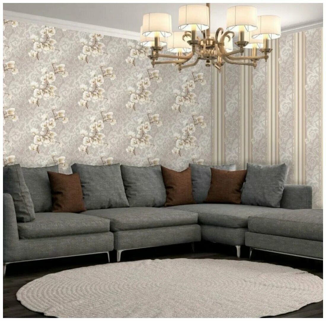 5 совершенство 349-02. магазин саратовских обоев. обои дуплекс в интерьере. обои дуплекс. магазин саратовских обоев.