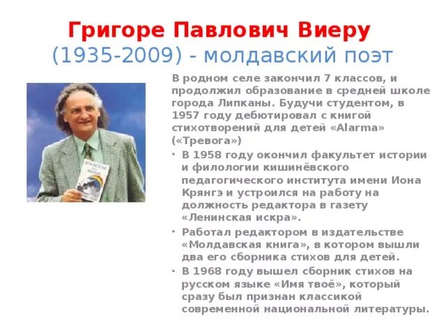Г виеру. Портрет григоре павлович виеру.