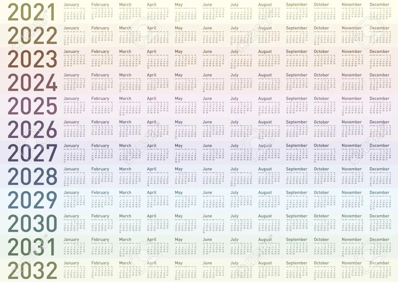 Сколько лет а4 в 2025. 2025 2025 2025 2025 2026 2027 2028. календарь до 2030 года. 2025-2025 год. календарь на 10 лет вперед.