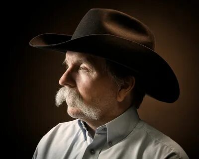 Portraits of cowboy artist, John Coleman in his studio in Prescott, AZ. art...