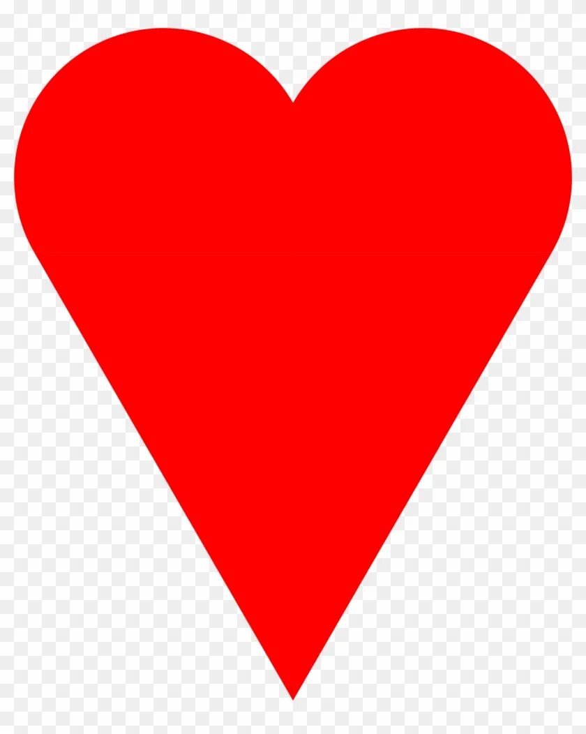 Hearts in halves
