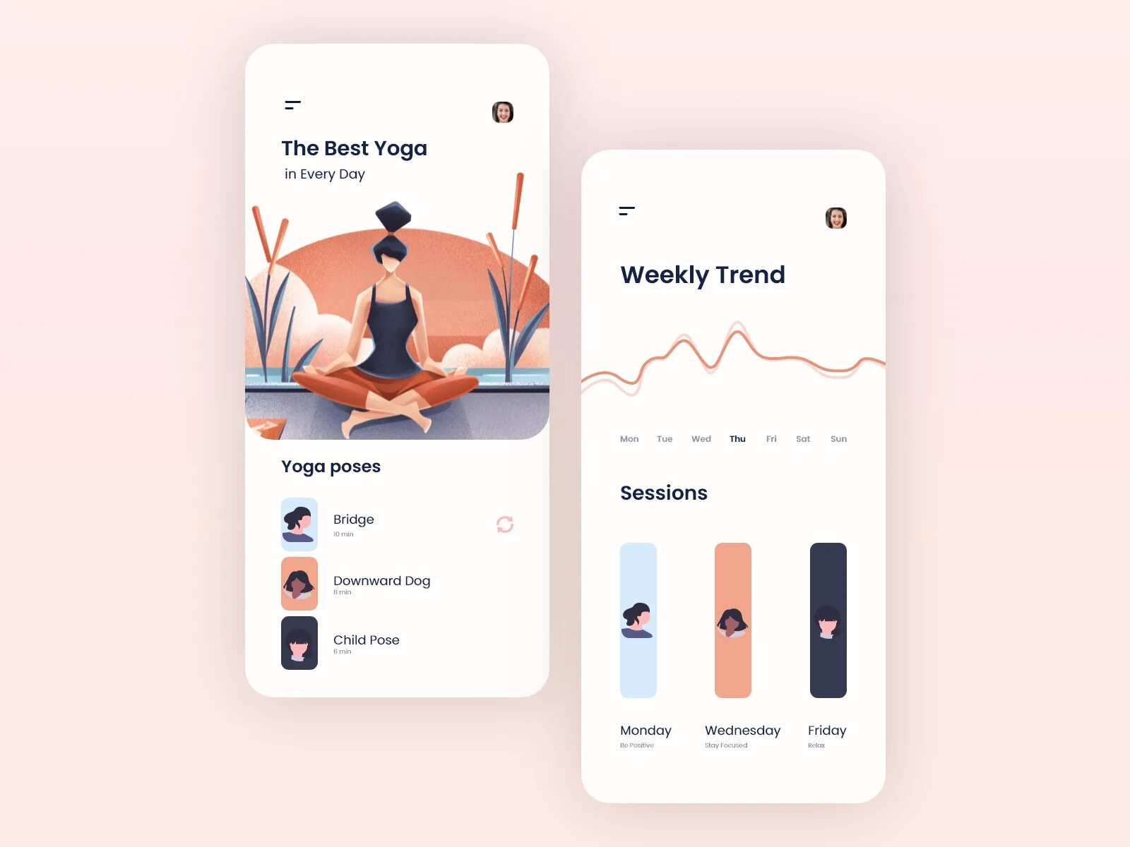 Yoga приложение. Daily yoga интерфейс приложения. yoga app design.