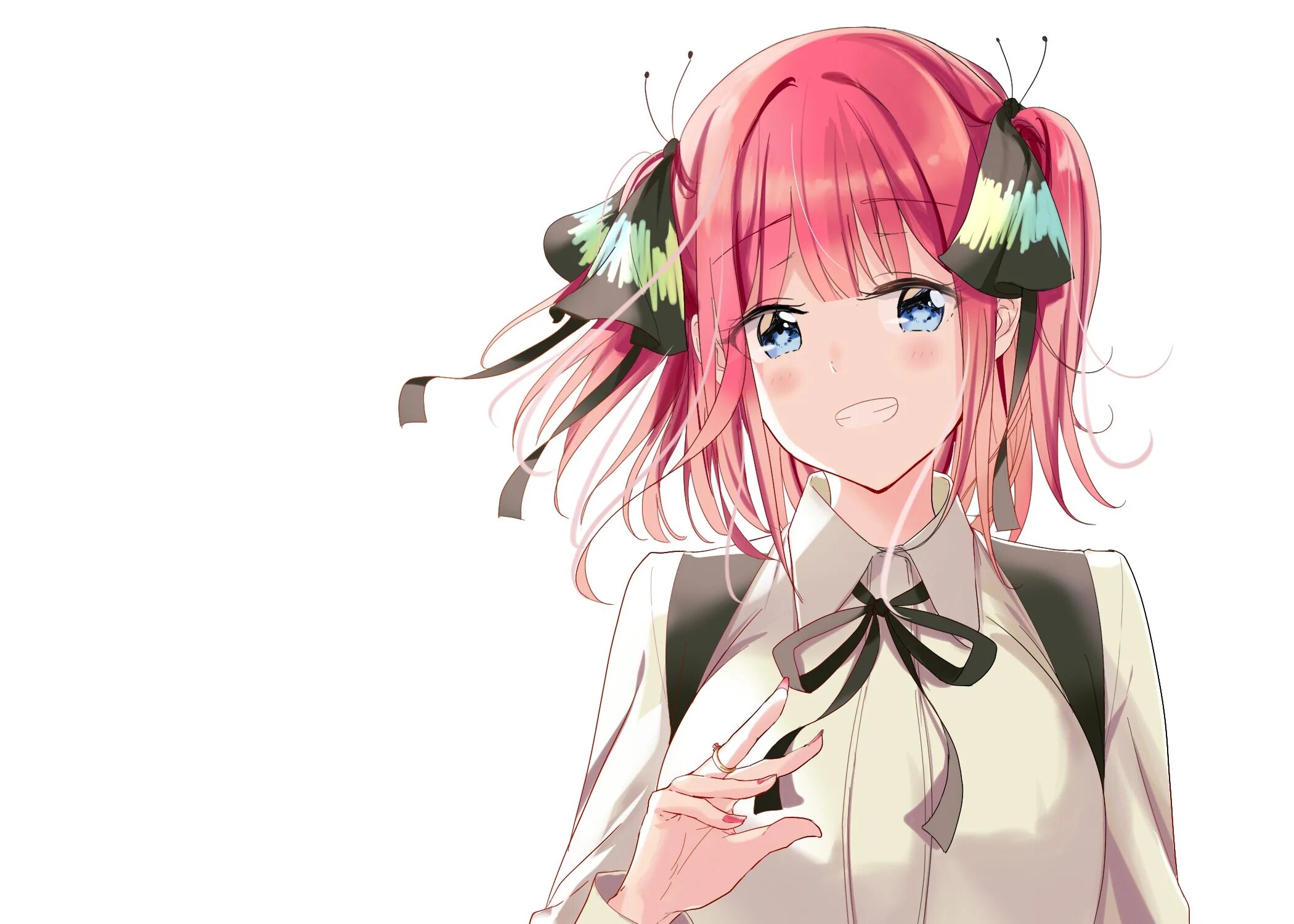 Телефон нино. Нино Накано. The quintessential Quintuplets Nino. Пять невест Нино Накано.