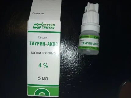 Применение глазных капель таурина