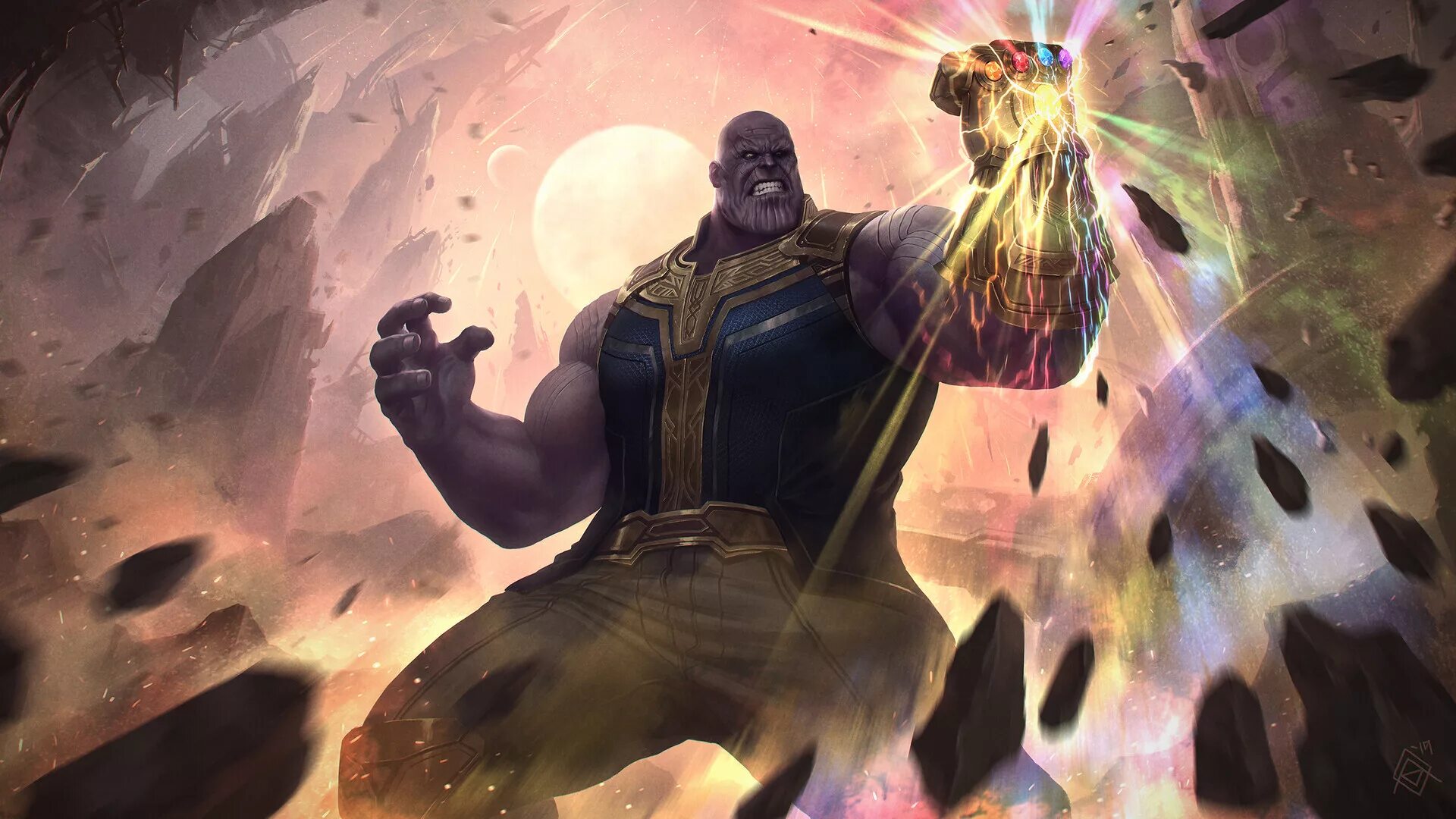 Как выглядит рука таноса 2 Gems : Thanos , SpiderWee . on ArtStation at https:///artwor