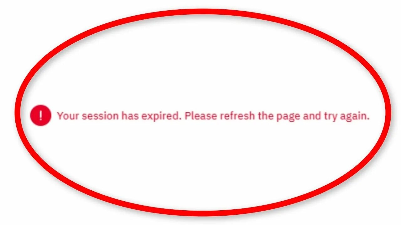 Please refresh. Надпись refresh the Page. Try again. Session expired. Please enter your again