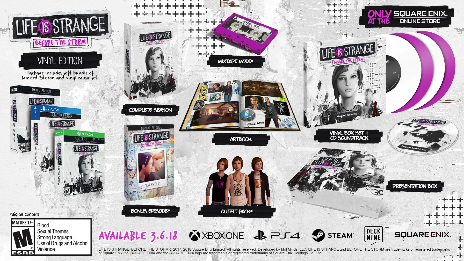 Only square. Коллекционное издание Life is Strange before the Storm артбук. Life is Strange before the Storm Limited Edition. Life is Strange: before the Storm - Farewell. Life is Strange before the Storm особое издание.