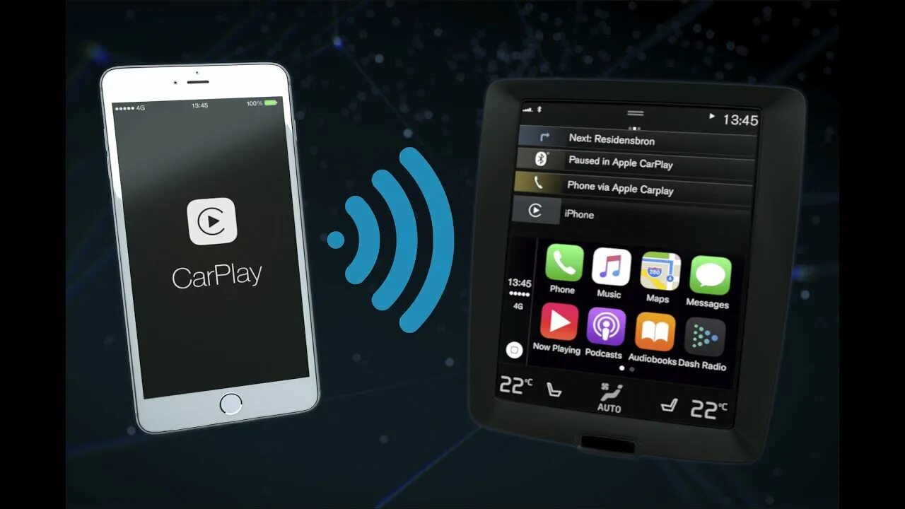 Bluetooth адаптер для carplay. Apple carplay. адаптер беспроводного android auto.