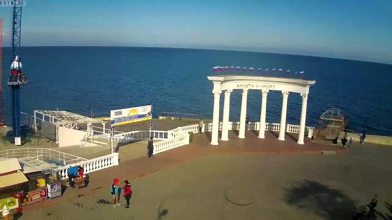 Камера набережной алушты. Ротонда Дивноморское. Алушта. Ротонда. Алушта. Ротонда на набережной. Пляж Дивноморское Ротонда.