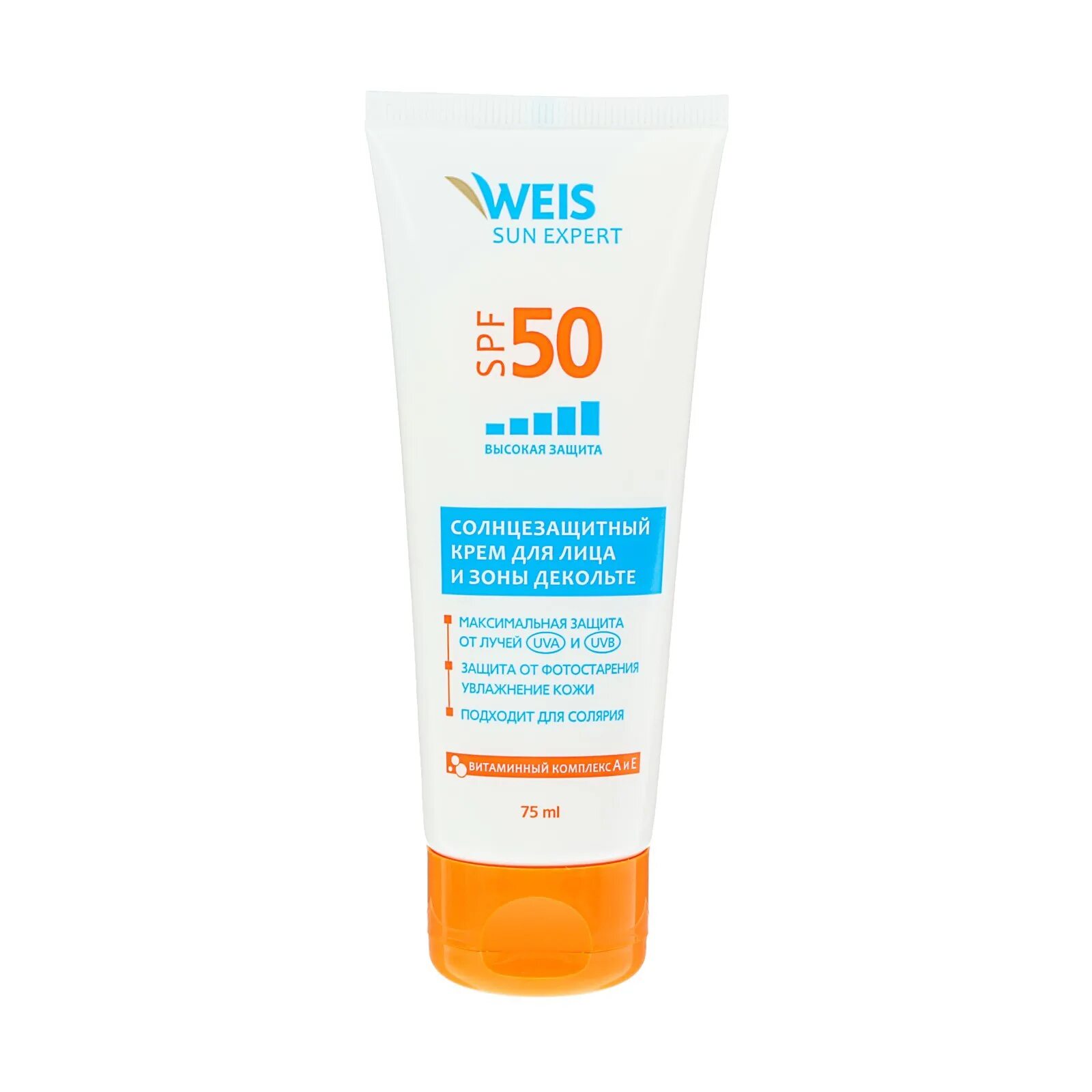 Крем от загара 50 купить. Солнцезащитный крем для лица SPF 50 Sun Cream. Солнцезащитные крем от загара СПФ 50. Weis крем солнцезащитный для лица и зоны декольте SPF 50 75мл. Крем солнцезащитный Weis 75мл spf50.