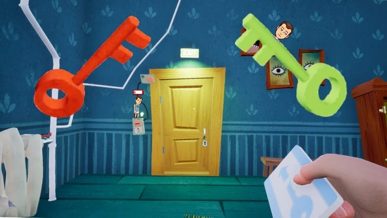 Привет сосед ключи. Дом hello Neighbor акт 1. Ключ из игры привет сосед. Hello Neighbor Act 2 ключи. Зеленый ключ из привет соседа.