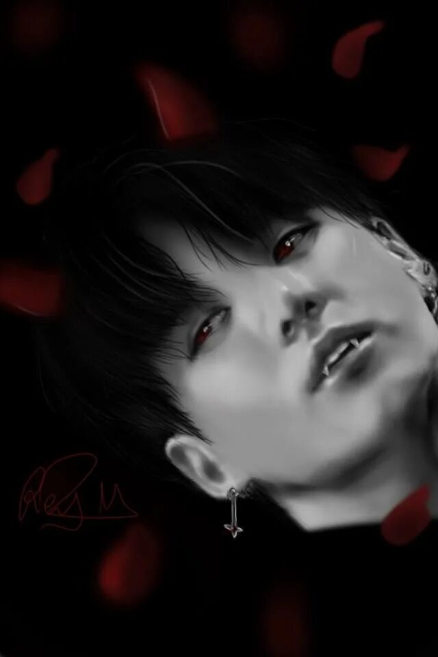 Bts чонгук арт. чон чонгук демон. бтс арты чонгук вампир. бтс чонгук оборотень. бтс арт 18 вигуки.