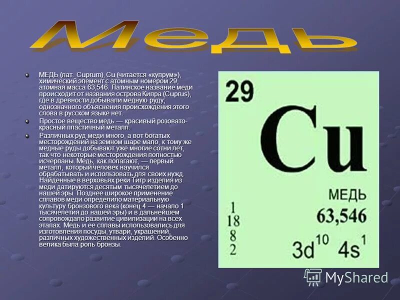 Медь в таблице Менделеева. Cu элемент таблицы Менделеева. Купрум химический элемент. Химический символ меди.