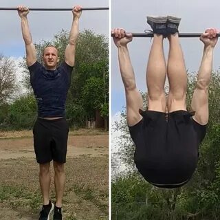 Упражнение ноги висе