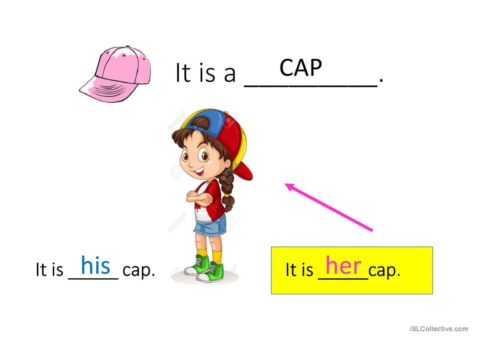 She can english well. His & hers. He his she her Worksheet. Карточки для детей my his her. Картинка my her his.