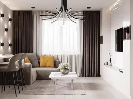 Классические портьеры с ламбрекеном