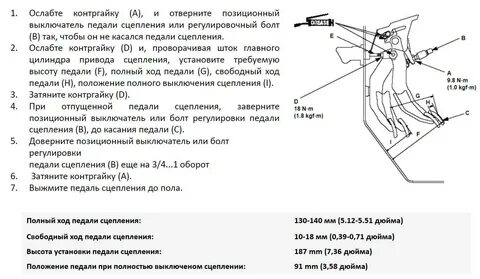 Вибрация педали сцепления после замены сцепления