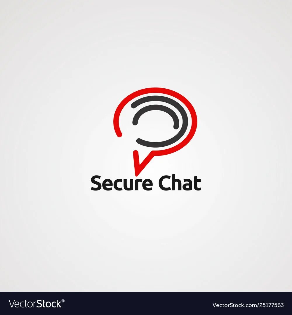 Chat's security. Secure chat. Secure chat. Chat's security. Crypto mining vector.