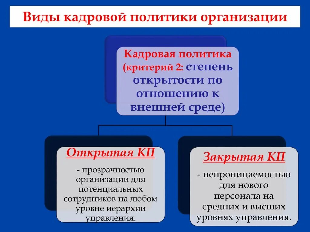 Виды кадровой политики. Кадровая политика организации виды. Типы кадровой политики организации. Кадровая политика предприятия виды. Кадровая политика ее организация