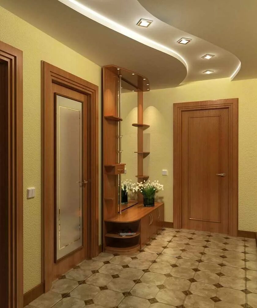 Перегородка из гипсокартона в коридоре. Короба в прихожей. Короба в прихожей. Прихожие с выступом. Потолок в маленькой прихожей.