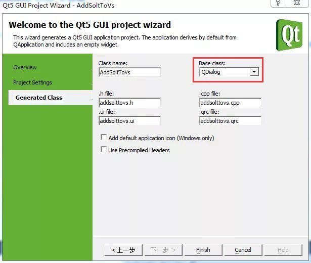 Qt default